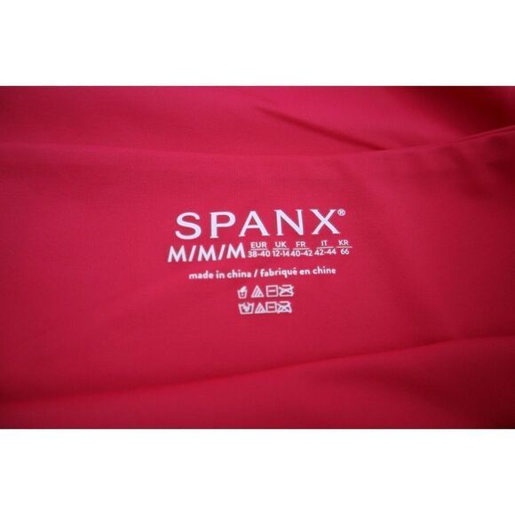 Spanx 50126R Women's Sz M Hibiscus Pink Adjustable High-Rise Swim Brief Bottoms - Picture 4 of 7